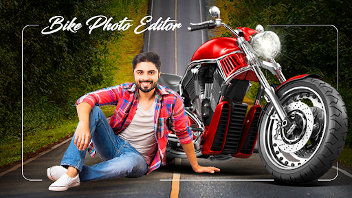 Man Bike Rider Photo Editor Screen 3