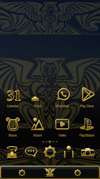BABYLON Xperia Theme - gold co banner