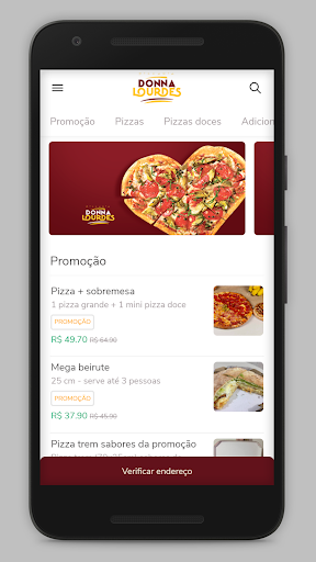 Android application Donna Lourdes screenshort