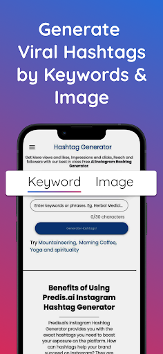 AI Hashtag Generator by Predis