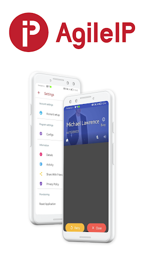 Android application AgileIP Softphone screenshort