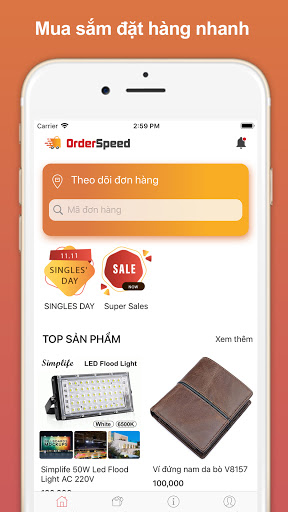 OrderSpeed Đặt hàng Trung Quốc Screenshot