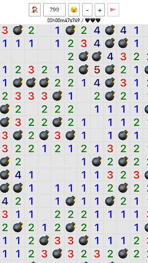 Minesweeper with replay Screen 2