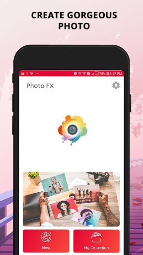 Android application Photo FX Photo Editor Stickers screenshort