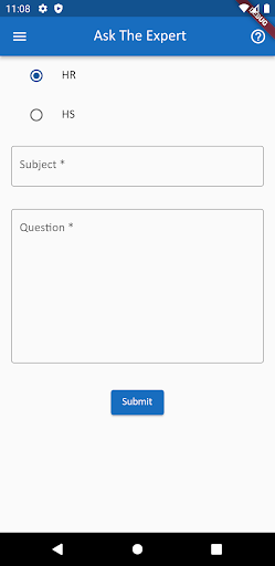 Android application Arch Risk Ask The Expert screenshort