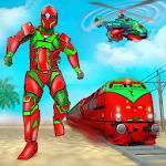 Cover Image of 下载 Light Train Transform Robot Attack Shooting Games 1.2 APK