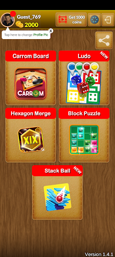 Android application Latest Carrom: Fun Game 2024 screenshort
