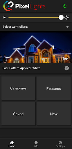 Android application Pixel Lights screenshort