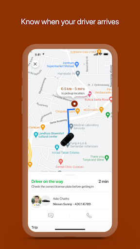 365 Taxi Service Screen 2