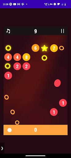 Android application Balls 101 Fun Shoot Game screenshort