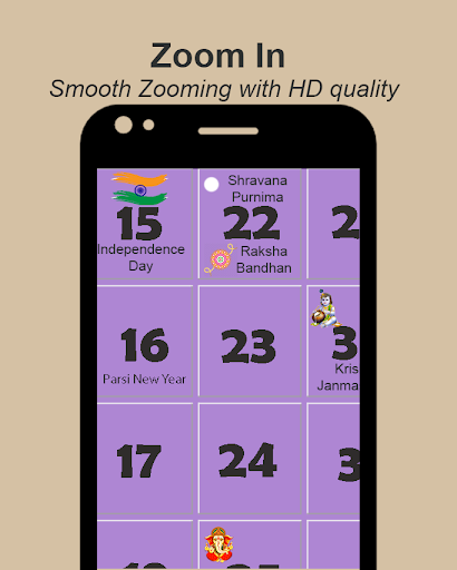 2024 Calendar in English Screen 3