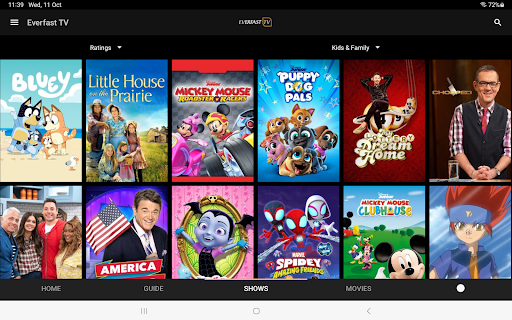 Screenshot of Everfast TV
