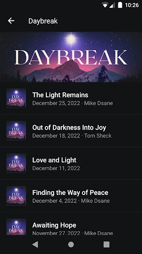 Kings Harbor Church App Screen 3