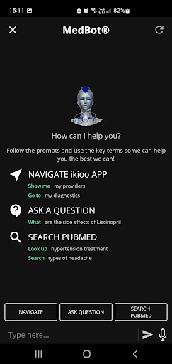 MedBot Screen 2