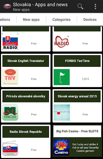 Slovak apps and games Screen 2
