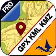 GPX KML KMZ Viewer and Converter on gps map pro