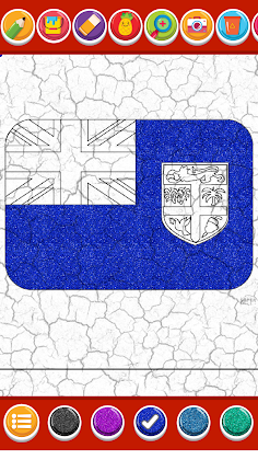 coloring oceania flag - Screenshot 4