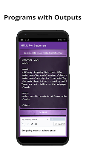 HTML For Beginners Screen 2