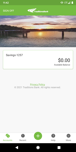 Traditions Bank Screen 2