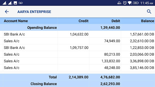 Full Customize Billing Report Screen 3