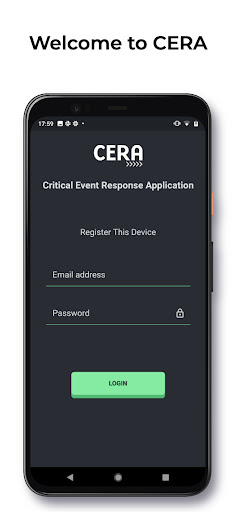 Android application CERA - Mobile screenshort
