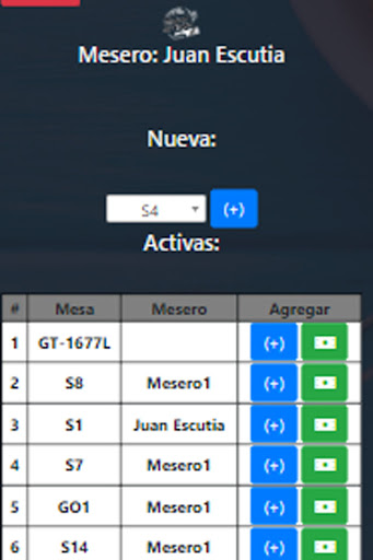 Comandas360 Screen 2