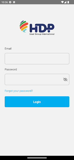 HDP App Screenshot