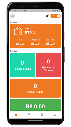 Android application MobilerTeste Delivery Driver screenshort