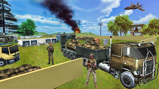 جيش شاحنة نقل ألعاب قيادة محاكاة 5