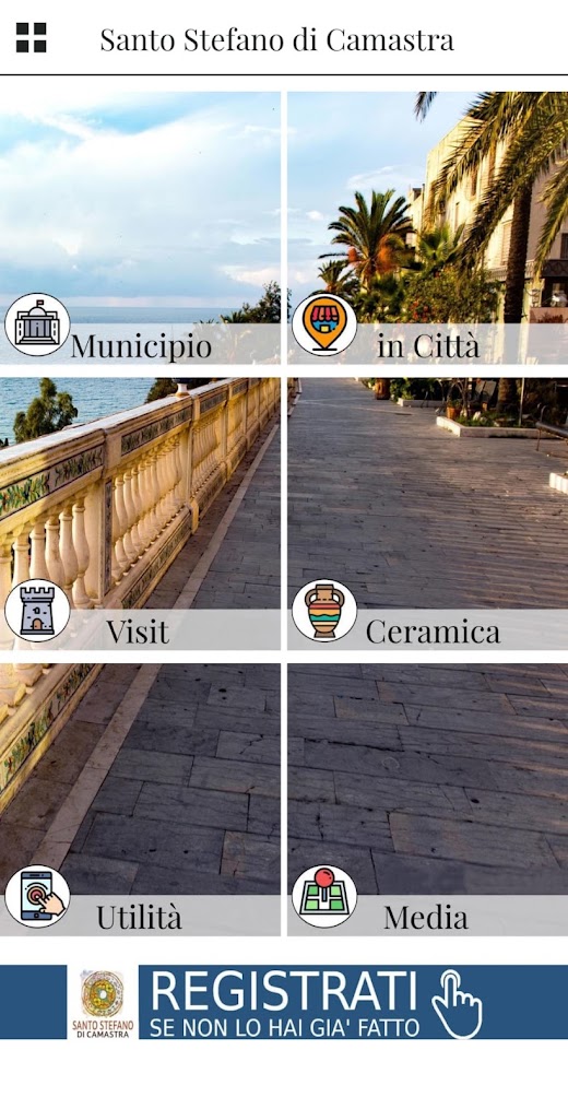Android application Santo Stefano di Camastra screenshot