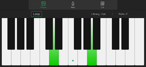 Android application Talking Piano screenshort