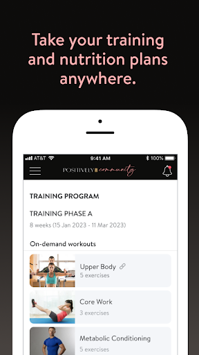 Positively Fit Community Screen 3