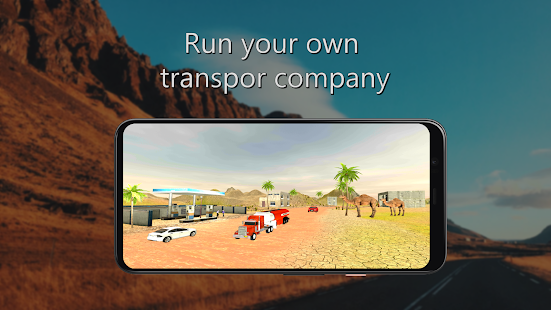Truck simulator- desert riders truck driving games 2.0.2 APK screenshots 7