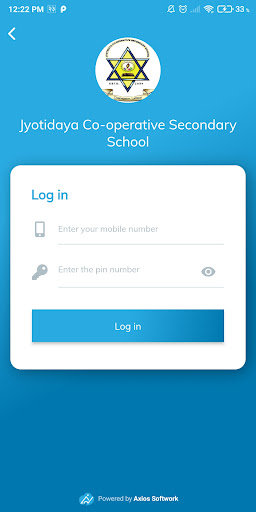 Android application Jyotidaya School screenshort