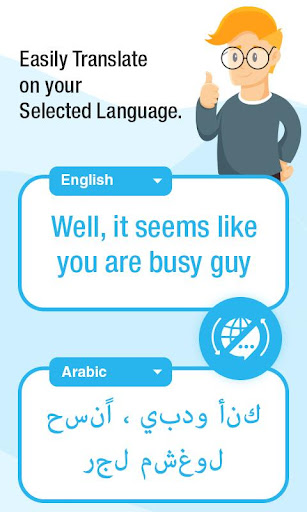 Screenshot of English Hindi Arabic Translate
