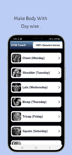 Online Gym - Fitness Training Screen 3