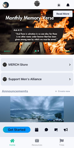 Android application Men's Alliance screenshort