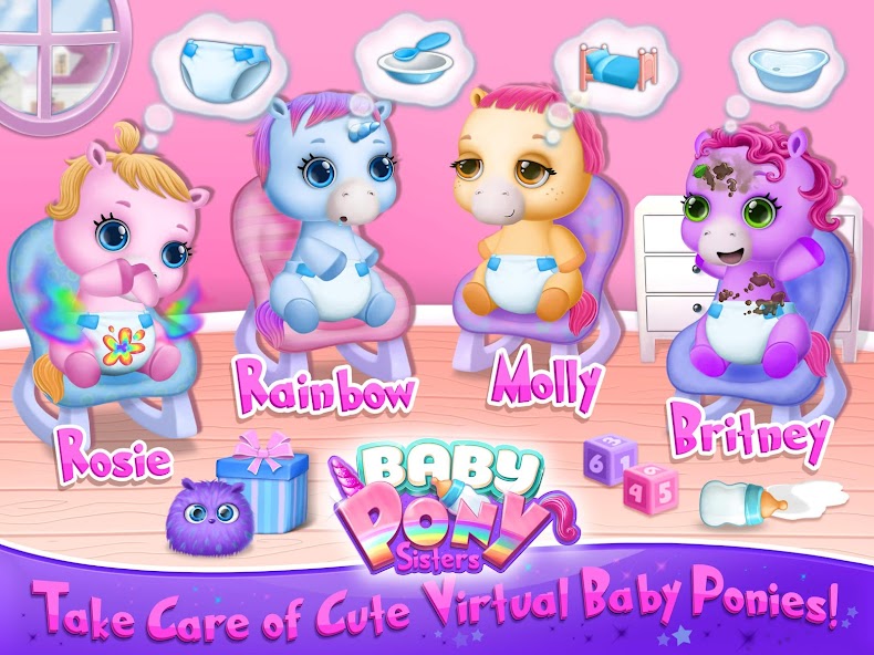 Baby Pony Sisters MOD APK screenshot