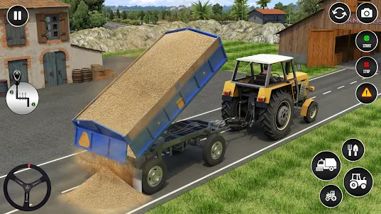 トラクターの運転: 農業 3D