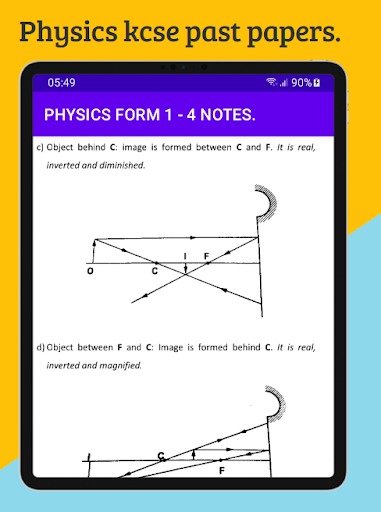 Physics Kcse past papers. Screen 2