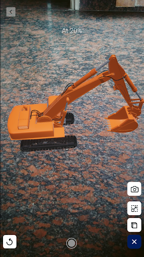 Android application ZiniosEdge AR screenshort