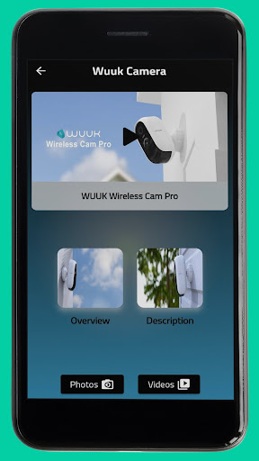 Android application wuuk camera guide screenshort