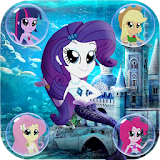Little pony mermaid RUN icon