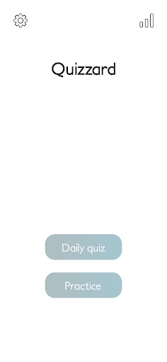 Android application Quizzard - Daily Quiz screenshort