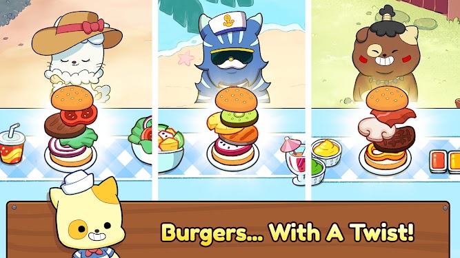 #1. Burger Cats (Android) By: HyperBeard