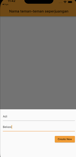 Android application Tugas Unkris screenshort