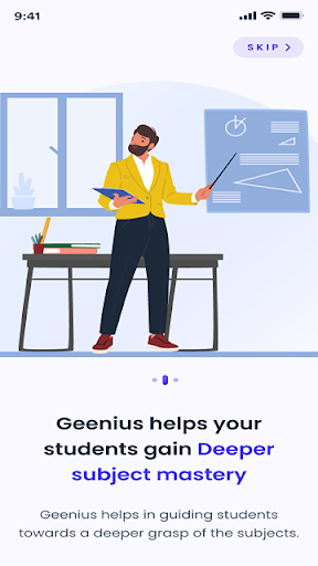 Android application Geenius Educator screenshort