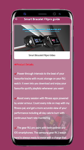 Smart Bracelet Fitpro guide
