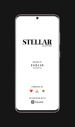 Android application Stellar Coffee screenshort
