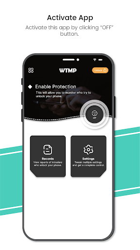 Android application WTMP App: Who Touched My Phone screenshort